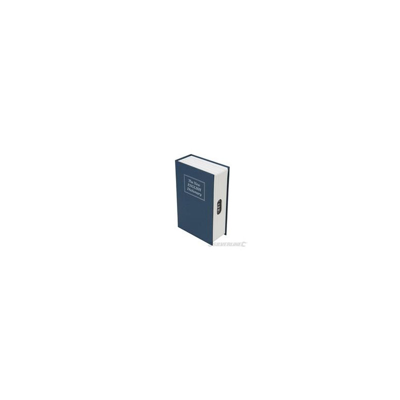 Livre coffre-fort avec combinaison à 3 chiffres 180 x 115 x 55 mm 