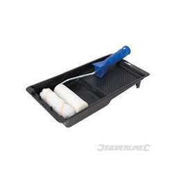 Kit peinture : mini-rouleau et bac 100 mm  Kit peinture : mini-rouleau et bac 100 mm