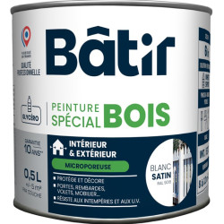 PEINTURE/BOIS SATIN 0,5L...