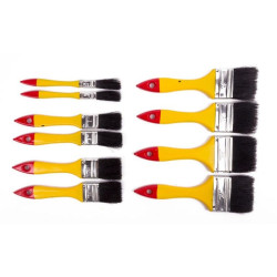 Set de pinceaux 10 pièces plat